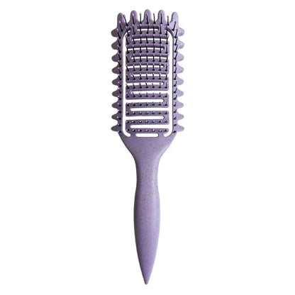 Curl Define Styling Brush - Hollow Detangling Hair Comb for Wet & Curly Hair Shaping