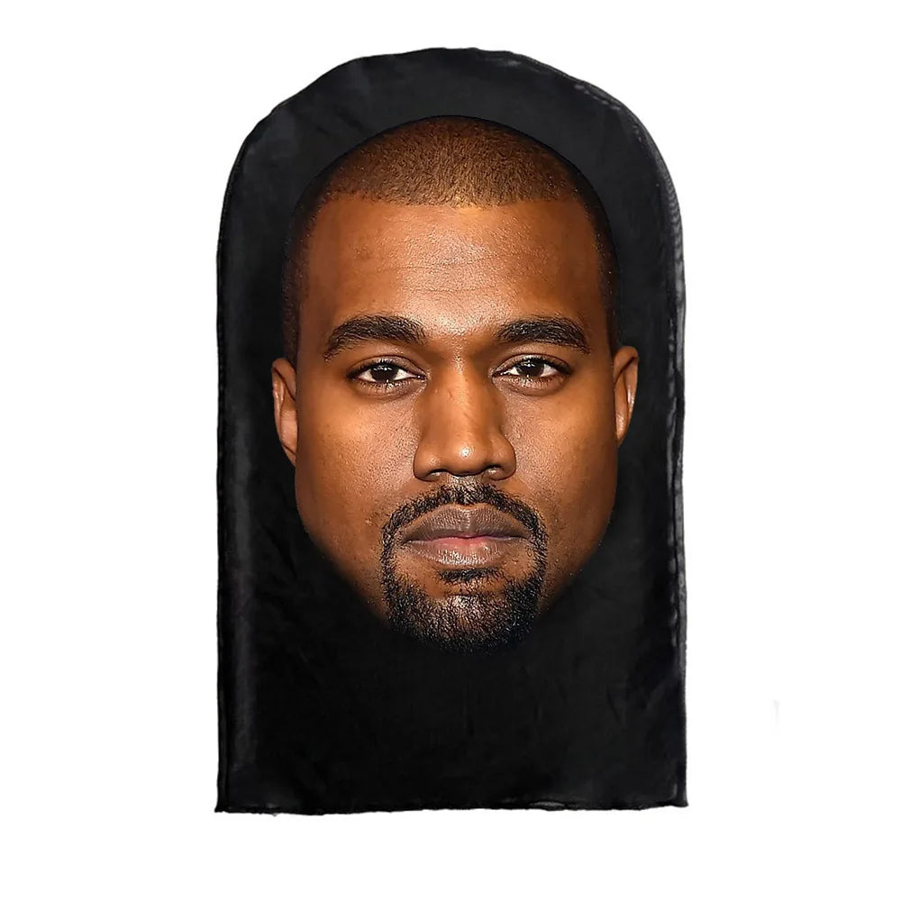 3D Realistic Face Mask - Celebrity Style Full Face Stretch Mesh Cosplay Balaclava for Role Play, Hip Hop & Costume Events