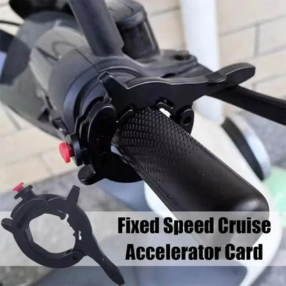 Motorcycle Cruise Control Throttle – High Grade Aluminum Lock Assist Retainer, Universal Wrist Grip Handlebar