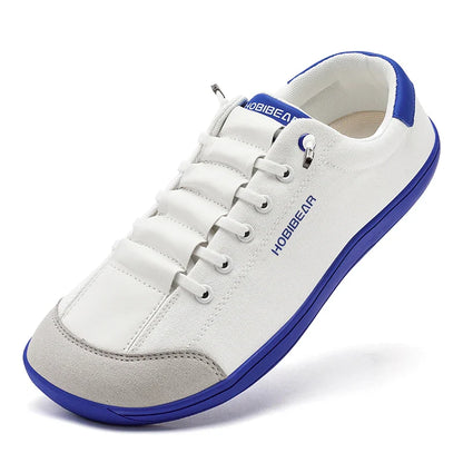 HOBIBEAR Unisex Barefoot Shoes – Zero Drop Wide Toe Casual Canvas Minimalist Walking Sneakers