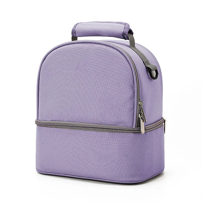 Insulated Double-Layer Mommy Bag — Large Capacity Travel & Picnic Baby Food Handbag