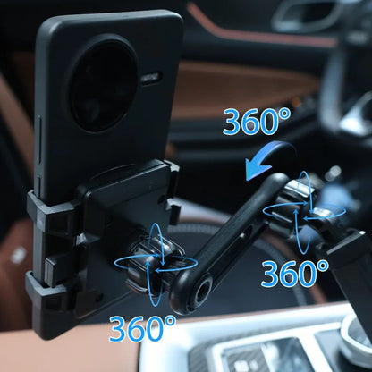 Rotating Adjustable Car Phone Mount - Universal 17mm Ball Head Navigation Holder Extension Adapter
