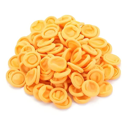 100PCS Disposable Finger Cots – Powder-Free Anti-Slip Latex Finger Protectors for Beauty, Tattoo & Hairdressing Use