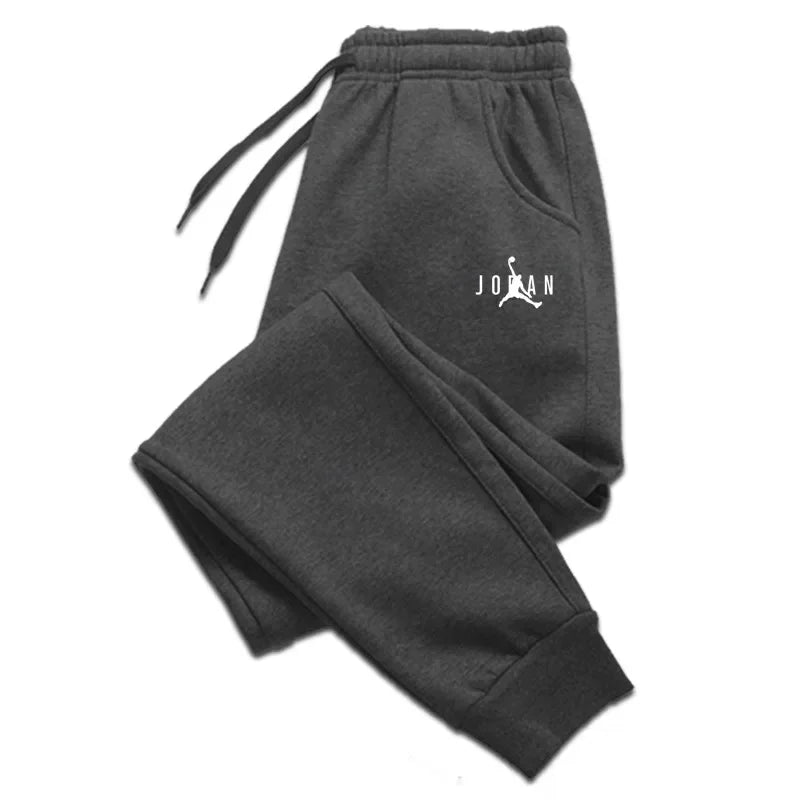 Autumn Winter Men's Joggers – Drawstring Casual Fleece Sweatpants, Workout, Running, Gym Fitness Sports Trousers