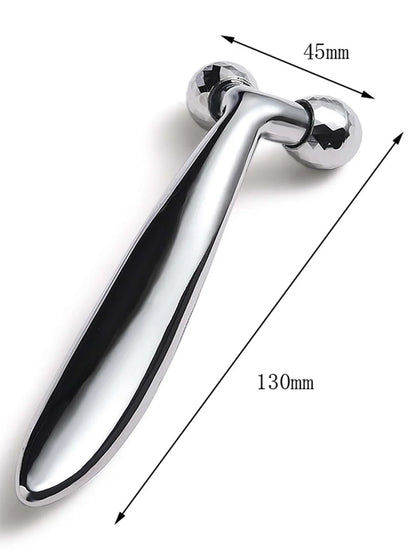 3D Y-Shape Face Roller Massager – Manual 360° Rotating Facial Lifting & Wrinkle Remover Tool for Skin Care