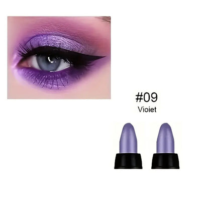16-Color Pearlescent Eyeliner – Glitter Waterproof, Long-Lasting Non-Smudge Eye Makeup