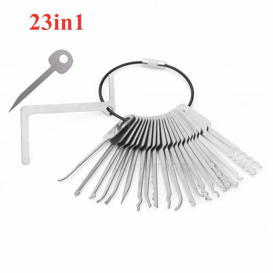 23-in-1 Universal Door Wrench Set - Portable Locksmith Tools for Door Opening and Emergency Use