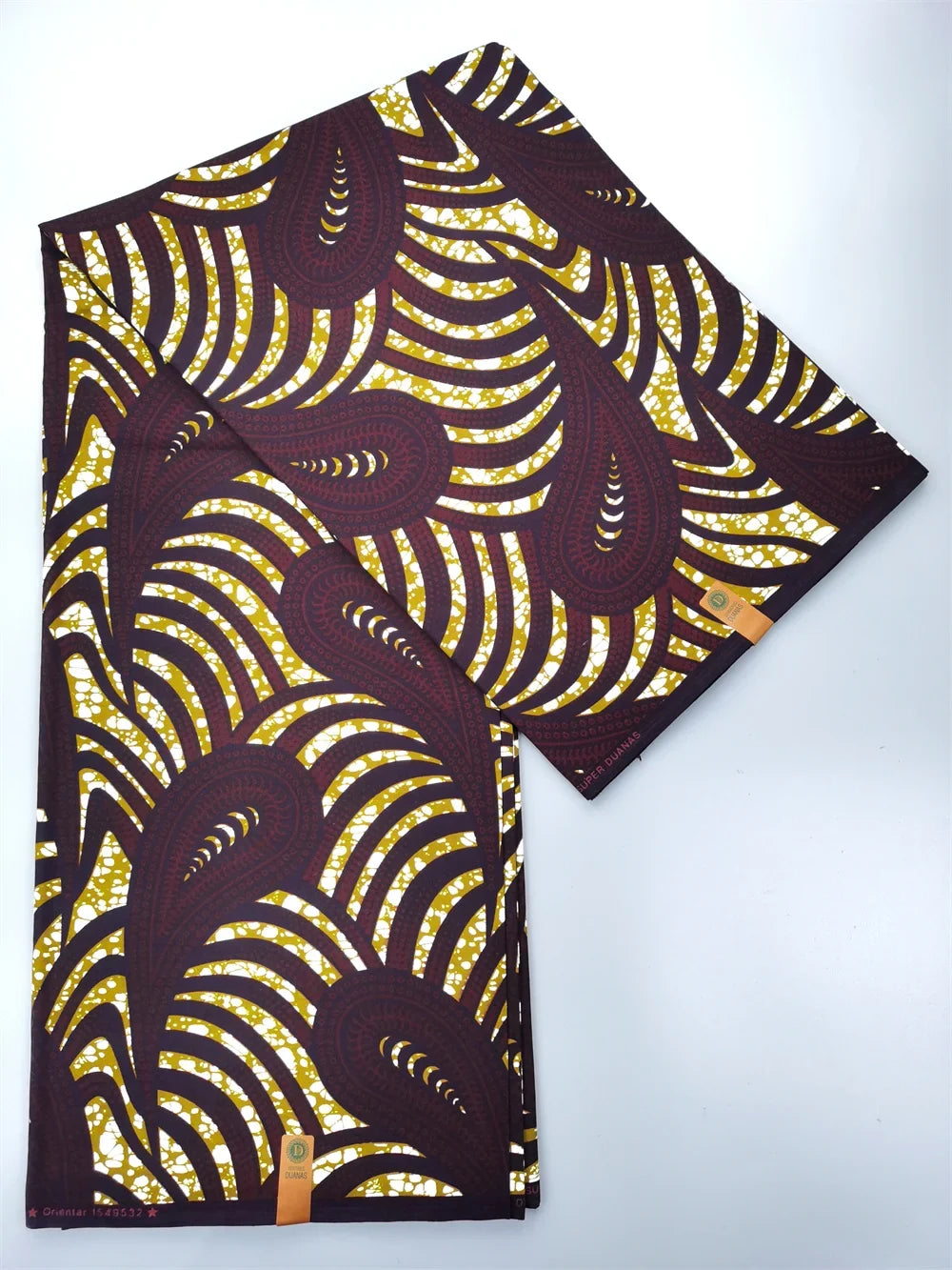 African Ankara Wax Print Fabric - 100% Cotton Nigerian Designer Pagne for Sewing & DIY Party Dresses