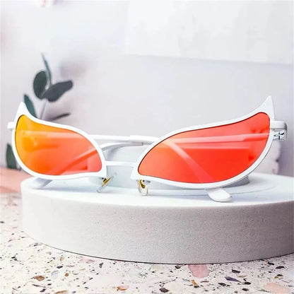 Doflamingo Cosplay Sunglasses - Donquixote PVC Cat Eye Anime Glasses for Men and Women, Party Gift