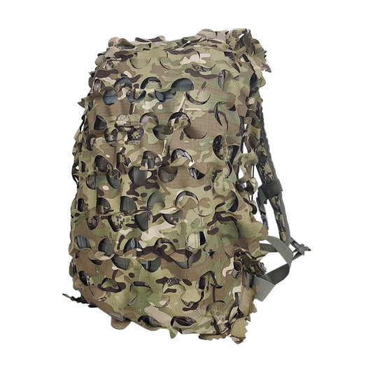 3D Camo Backpack Cover - Laser Cut Camouflage Hunting Bag Cover for 60L/80L Packs, Paintball & Outdoor Gear