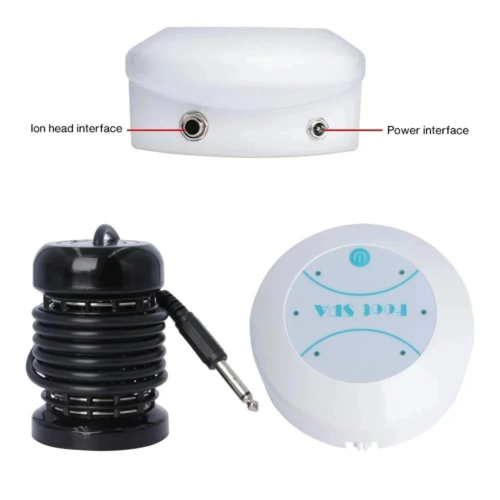 Detox Ionic Foot Spa Bath Machine — Foot Massage & Detox Therapy for Fatigue Relief, Health Boost & Vitality
