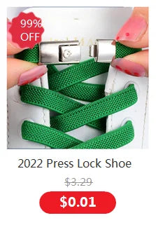 No-Tie 8MM Flat Elastic Shoelaces – Quick Sneakers Laces for Kids & Adults, Shoe Accessories