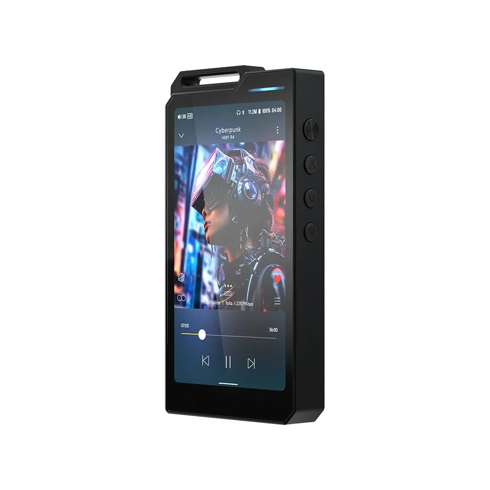 HiBy R4 HiFi Music Player - Android 12, Quad DAC, Bluetooth, WiFi, DSD256, MQA, USB DAC & Headphone Amplifier