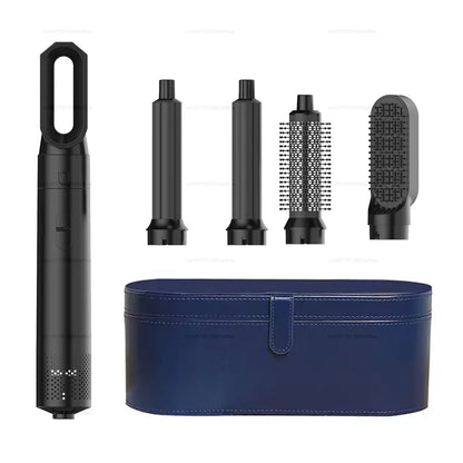 2024 New 5 in 1 Hair Dryer Hot Comb Set – Professional Curling Iron & Hair Straightener Styling Tool for Dyson Airwrap