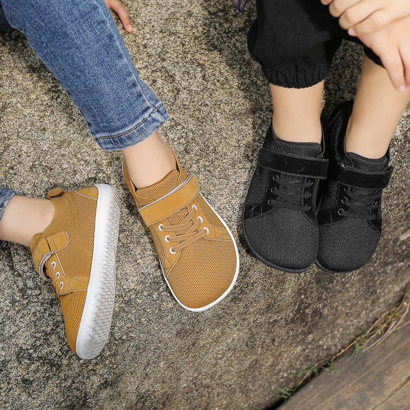 REXSVAN Kids Barefoot Shoes - Minimalist Zero Drop Wide Sneakers for Boys and Girls