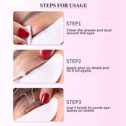 ICONSIGN Lash Glue Balm – Fast Fixing Eyelash & Brow Lifting, Waterproof Wax Beauty Makeup Tool