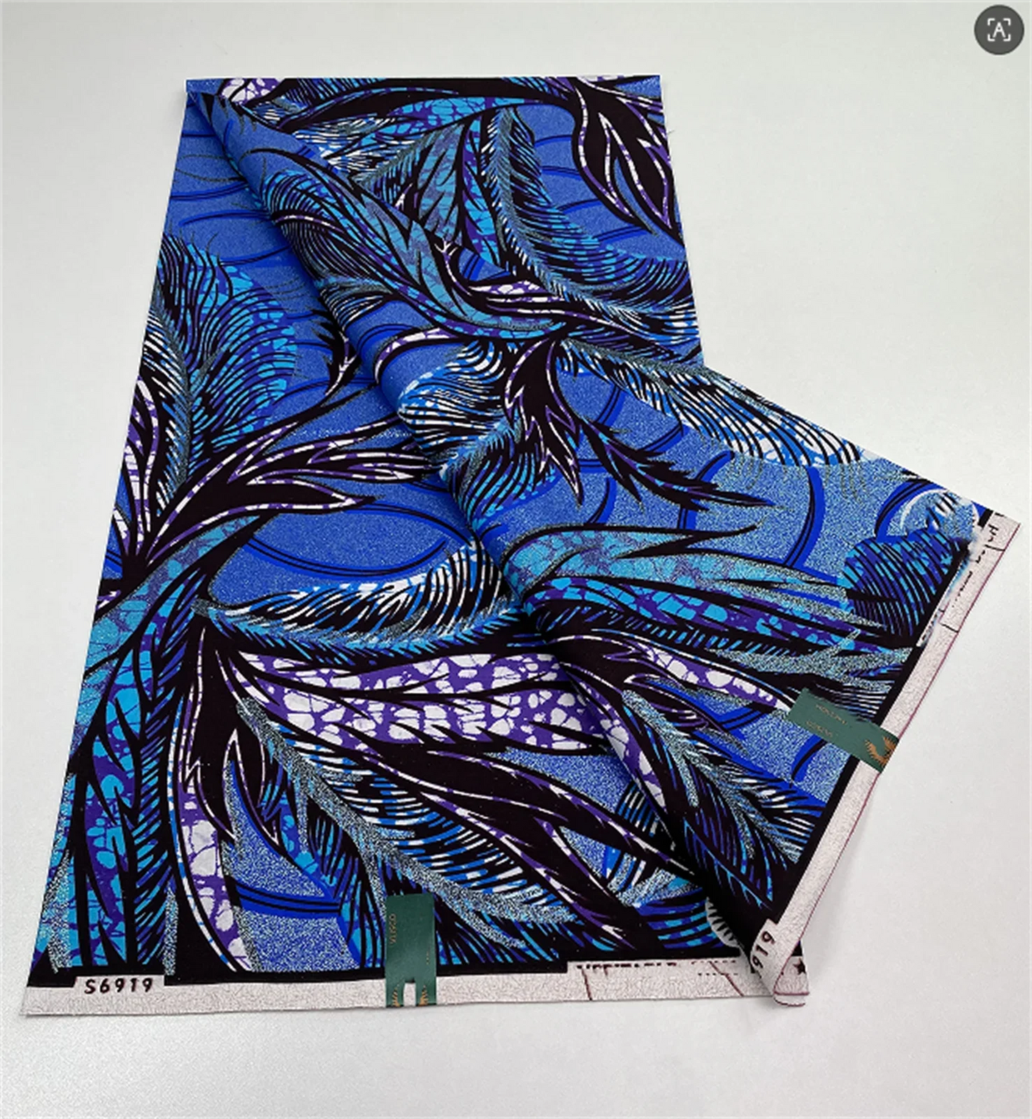 Original African Wax Print Fabric - 6 Yards 100% Cotton Nigerian Ankara Sewing Material