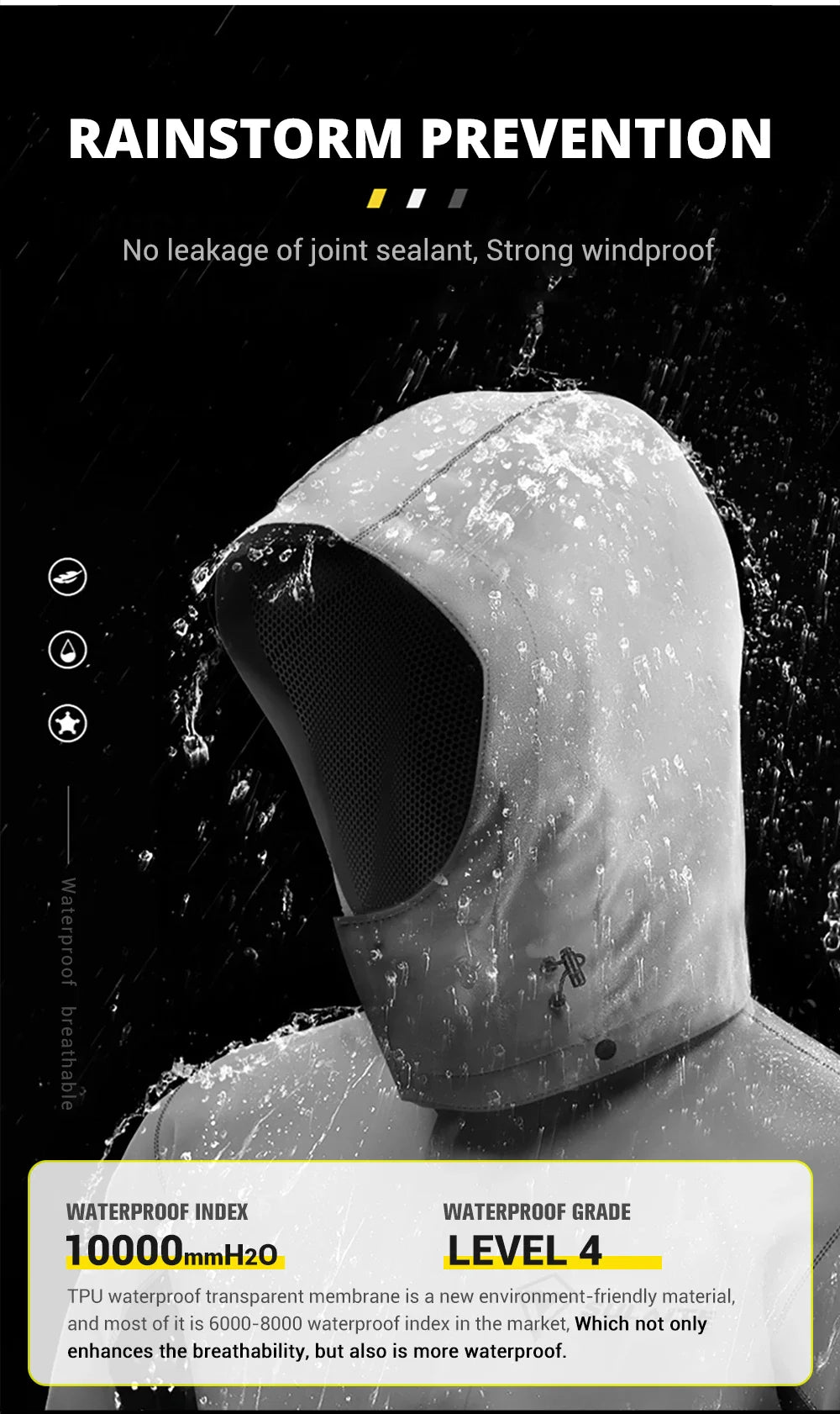Waterproof Motorcycle Raincoat Suit – Men & Women Moto Raincoat Jacket & Pants Set for Bikers