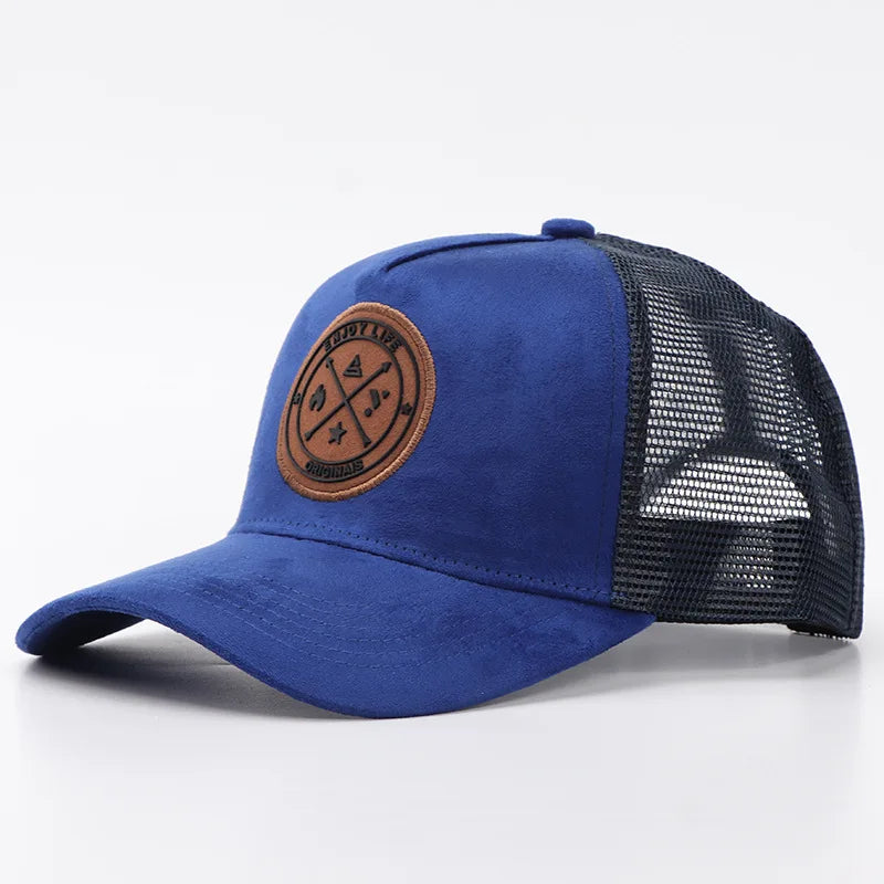 Unisex Cotton Mesh Trucker Hat - Multi Color Casual Summer Baseball Cap for Men & Women