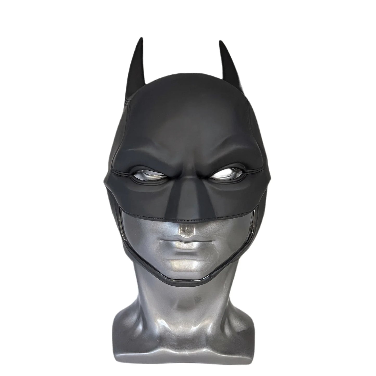 Cafele 2022 Batman Cosplay Costume for Men – Bruce Wayne Halloween Outfit with Black Latex Masquerade Mask