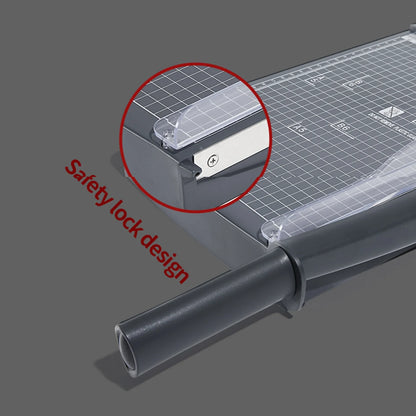 JIELISI Mini A4 Paper Trimmer — Desktop Guillotine Cutter with Safety Cutter Head for Precise Paper Cutting