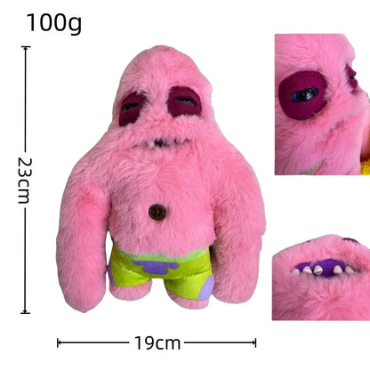 SpongeBob SquarePants Patrick Star Plush Toy - Funny Little Monster Stuffed Doll Birthday & Christmas Gift for Fans