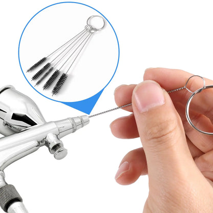 9-Piece Carburetor Cleaning Kit - Brushes & Tools for Motorcycles, Chainsaws & Small Engines