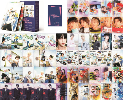 Kpop 7TH YEAR Album LOMO Photo Card Set - 55PCS Boy Group Member Fan Collection Cards Gift