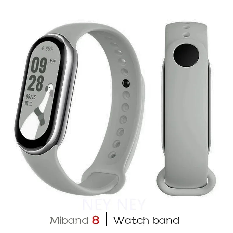 Waterproof Silicone Sport Strap for Xiaomi Mi Band 8/9 NFC – Replacement Smartwatch Bracelet
