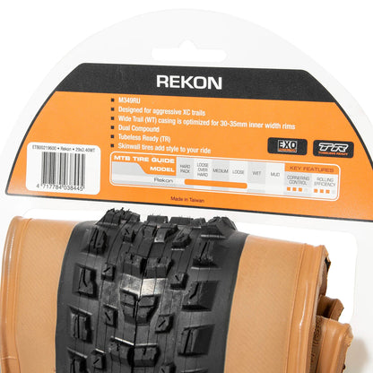 MAXXIS Rekon Race EXO TR Tubeless MTB Bike Tire – 29x2.25/2.35 Foldable Mountain Bicycle Tyre