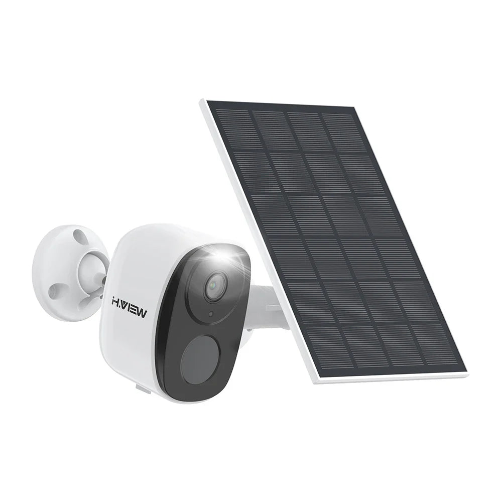 H.VIEW PIR Battery-Powered Wireless Outdoor Camera – 2K 3MP WiFi Security with Spotlight, Siren, 2-Way Audio & Waterproof