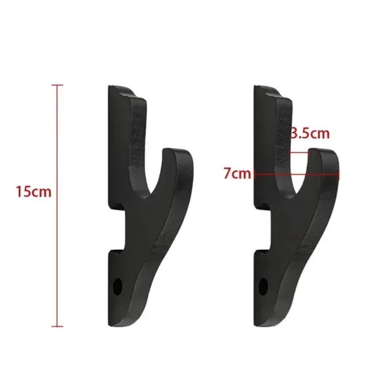 Wall Mounted Sword Display Rack - Wooden Katana & Weapon Storage Shelf for Samurai Decor Collection