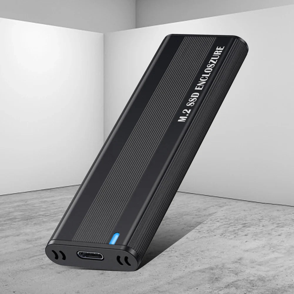 10Gbps M.2 NVMe SSD Enclosure — Solid-State Drive Adapter for 2230/2242/2260/2280 SSDs, Tool-Free Installation