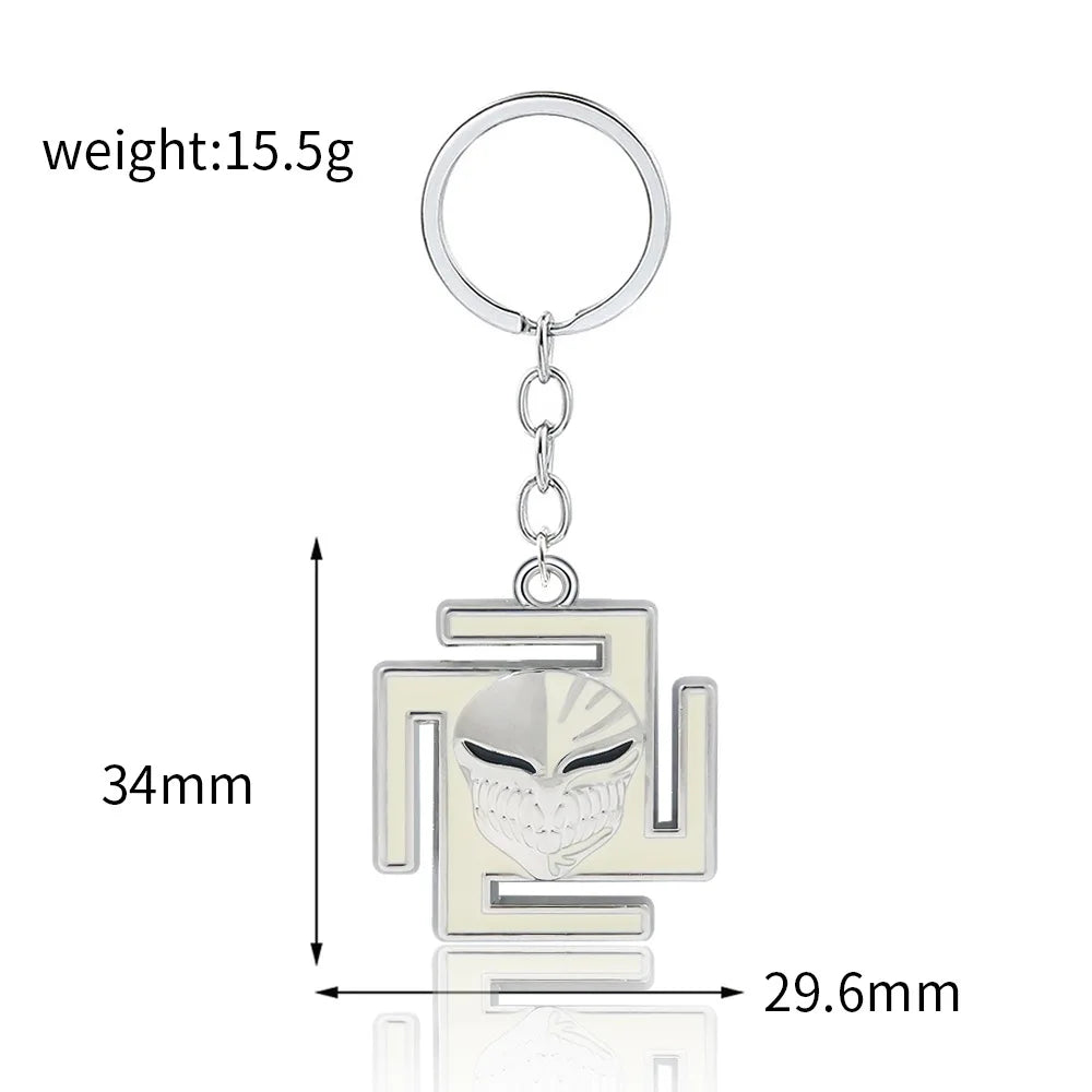 Bleach Ichigo Kurosaki Keychain Necklace - Anime Cosplay Pendant Charm for Men & Women Backpack Jewelry Gift