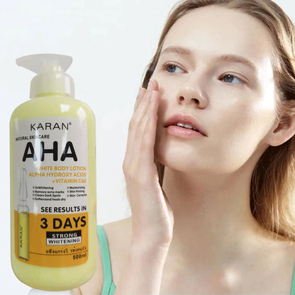500ml Whitening Body Cream – Moisturizing & Lightening Lotion with Vitamin C&E for Smooth, Even Skin