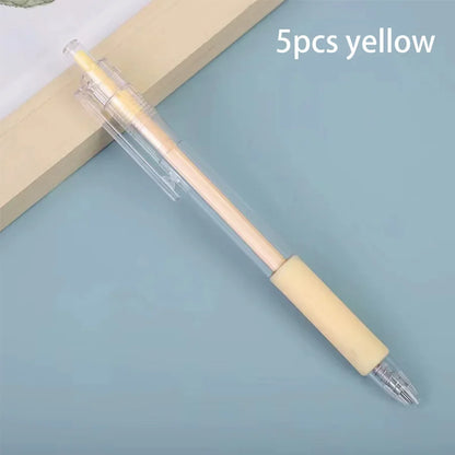 5PCS Press Pen Utility Knife Set - Compact Precision Cutting Tools for Crafts, Scrapbooking, Stickers & DIY Art Supplies