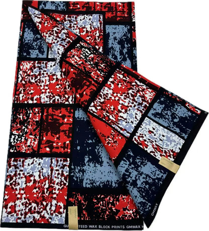 100% Cotton African Ankara Wax Fabric - Soft Real Wax Print for Dresses