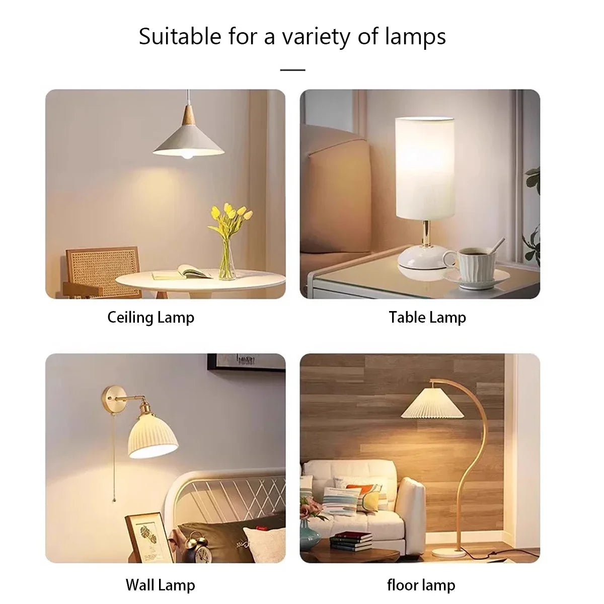 E27 LED Light Bulbs - 3W to 24W A60 G45 Energy Saving AC 110V 220V Home Lamps