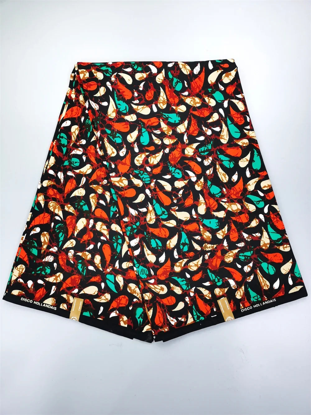 African Real Wax Ankara Fabric - 100% Cotton 6 Yards Nigerian Print Party Dress Sewing Material