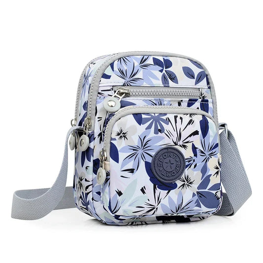 Fashion Oxford Cloth Crossbody Shoulder Bag - Waterproof Multi-Pocket Women’s Mobile Phone Storage Handbag