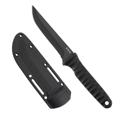 5Cr15Mov Stainless Steel Meat Cleaver – Sharp Boning Knife with Holster & Multifunction Vegetable Peeler