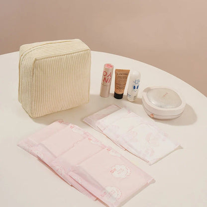 Sanitary Napkin Organizer Bag - Portable Multifunctional Travel Pouch for Makeup, Lipstick & Small Accessories