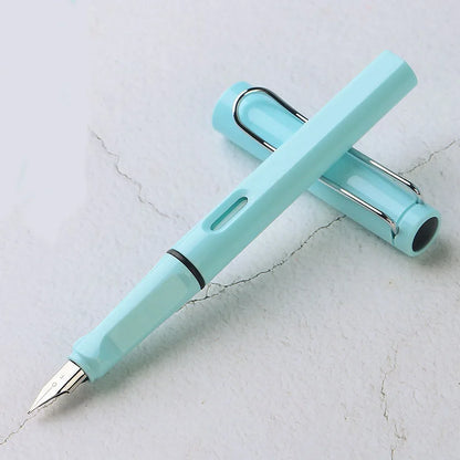 Luxury Calligraphy Fountain Pen - Premium Ink Cartridge Writing Tool for Office, School & Creative Lettering
