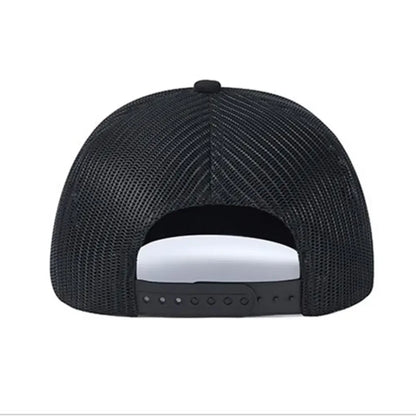 Unisex Curved Brim Trucker Hat - Breathable Summer Mesh Baseball Cap for Men & Women