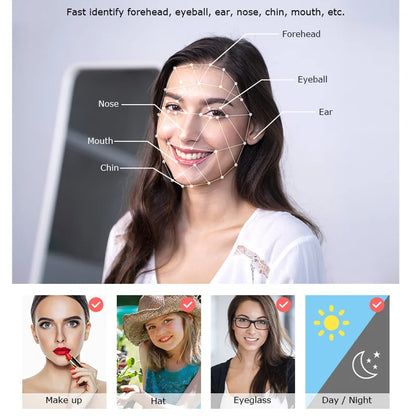 WiFi Tuya APP Face Recognition Smart Door Lock – Camera, Video Call, Voice Intercom & Automatic Digital Lock