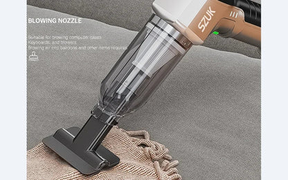 SZUK 9998700PA Car Vacuum Cleaner – Strong Suction Cordless Handheld Portable Cleaning Machine
