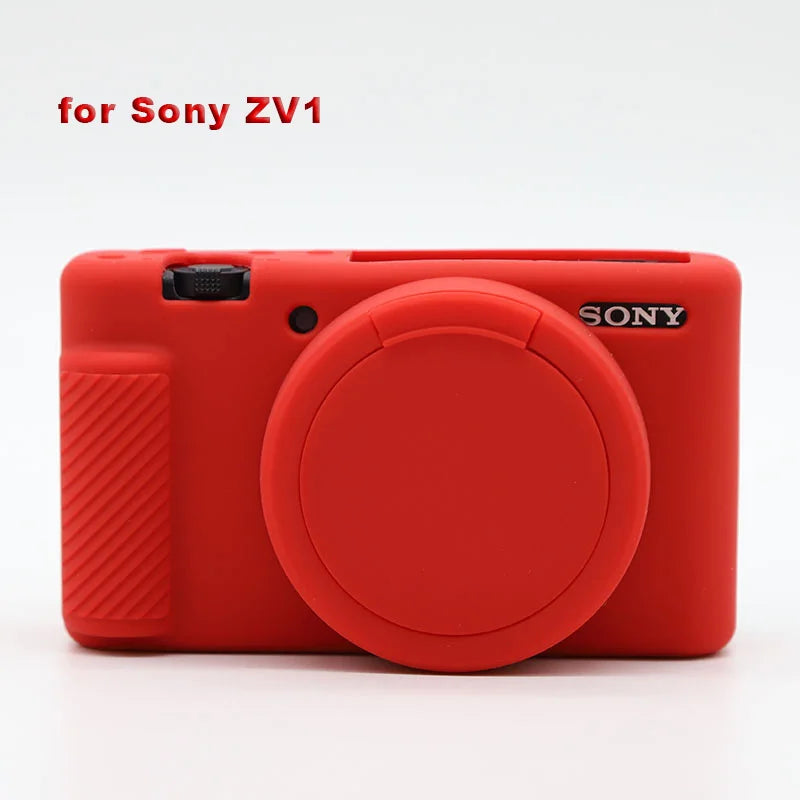 Sony RX100 ZV Series Silicone Camera Case - Soft Rubber Protective Body Cover Bag for RX100 III IV V VI VII ZV1 ZV-E10 Camera Protector