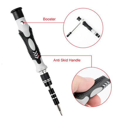 Magnetic Screwdriver Bit Set - Torx Phillips Socket Bits for Phone, PC & Electrical Repair