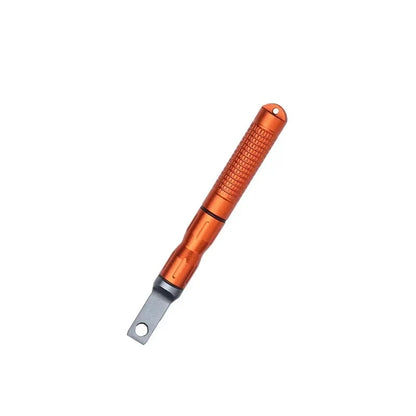 Wilderness Survival Flint Kit - Magnesium Fire Starter Stick with Wooden Handle for Camping Outdoor Emergency Gear
