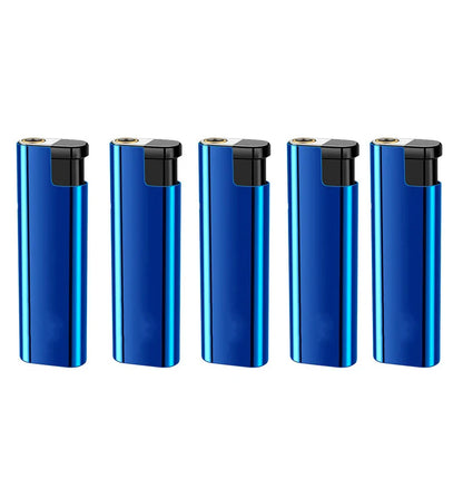 Outdoor Windproof Blue Flame Lighter – Direct Injection Cigarette Lighter for Camping & Smoking Tools (1/50 Pack)